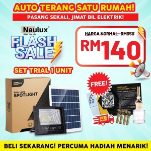 LAMPUSOLAR SPOTLIGHT SET TRIAL 1 PCS